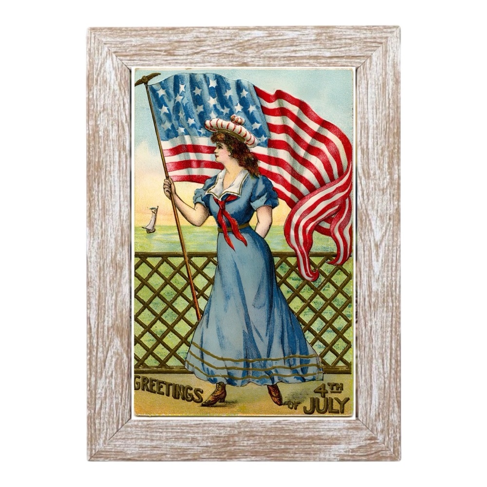 Vintage Patriotic Wall Art